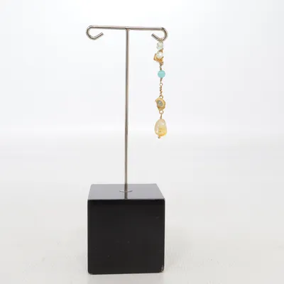 Earring (Gold, Multicolored) from Maanesten Silver