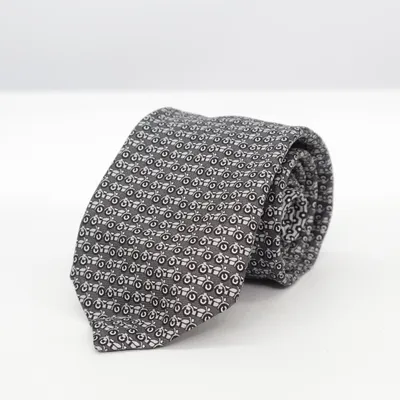 Cravate (Gris) de Prada Coton, Soie, Laine