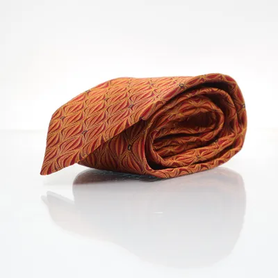 Tie (Orange, Multicolored) from Gucci Silk