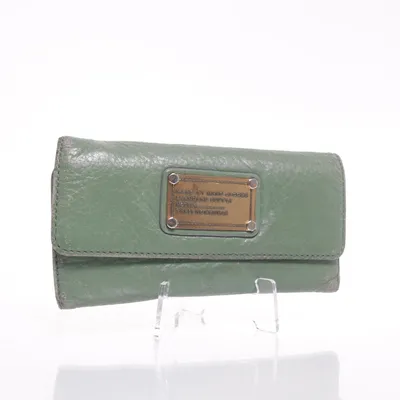 Portemonnee (Groen) van Marc by Marc Jacobs Leer