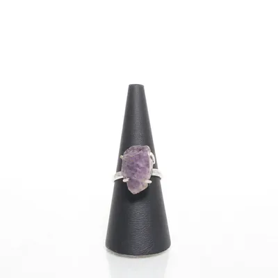 Ring (Sølv, Lilla) fra Edelstein Sølv