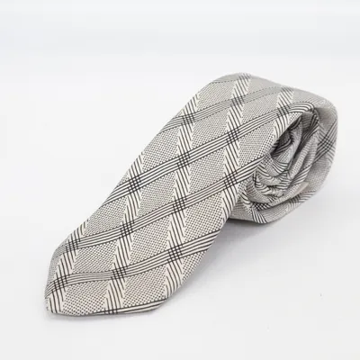 Cravate (Gris) de Gianni Versace Soie