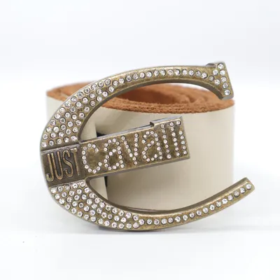 Riem (Beige) van Roberto Cavalli Leer