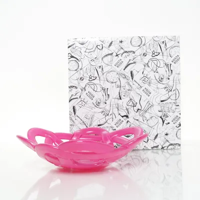 Fruitschaal (Roze) van Kosta Boda
