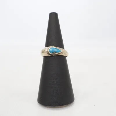 Bague (Argent, Turquoise) Argent