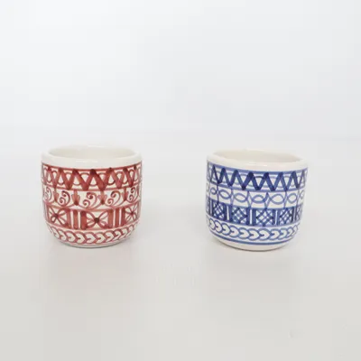 Eierdop (Wit, Blauw, Rood) van Moderska Huset