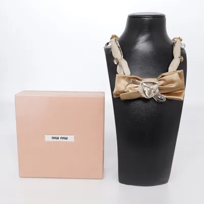 Collier (Beige) de Miu Miu Métal inconnu