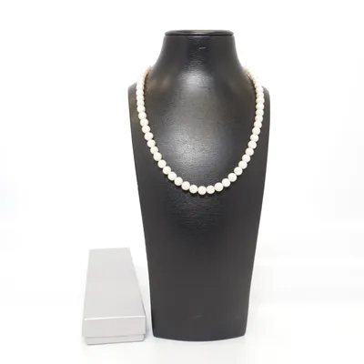 Halsband (Vit) från Guldfynd Silver