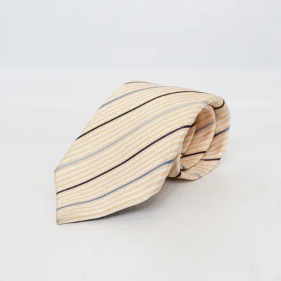 Tie (Beige, Blue, Multicolored) from Ermenegildo Zegna Silk