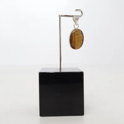 Pendentif (Marron, Argent) de Edelstein Argent