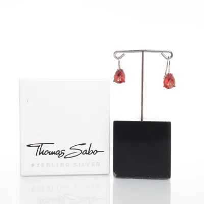 Oorbellen (Goud, Rood) van Thomas Sabo Zilver