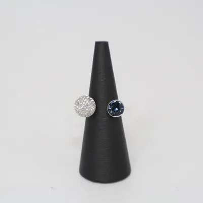 Ring (Silverfärgad, Transparent, Blå) från Swarovski Okänd metall