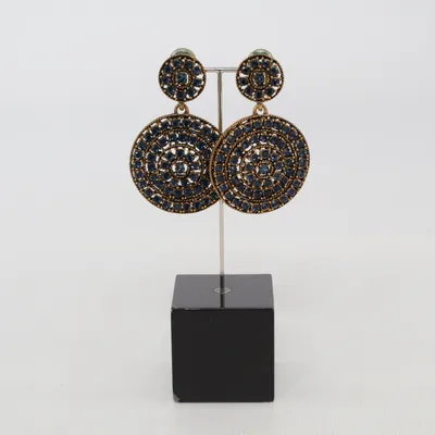 Earrings (Blue, Gold) from Oscar de la Renta Unknown metal