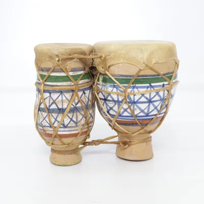 Drum (Beige, Blue, Red)