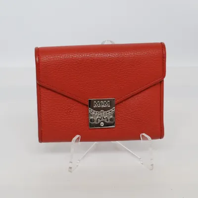 Portefeuille (Rouge) de MCM Cuir