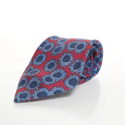 Stropdas (Rood, Meerkleurig) van Hermès Zijde