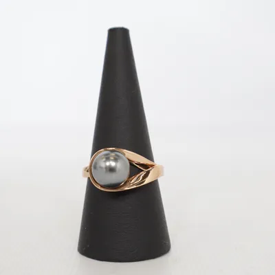 Ring (585 RG vergoldet neu) Guldpläterad