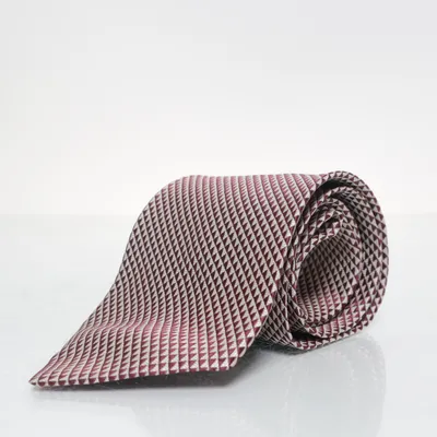 Stropdas (Rood, Beige) van Ermenegildo Zegna Zijde