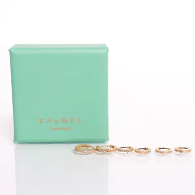 Earrings (Gold) from Enamel Copenhagen Silver