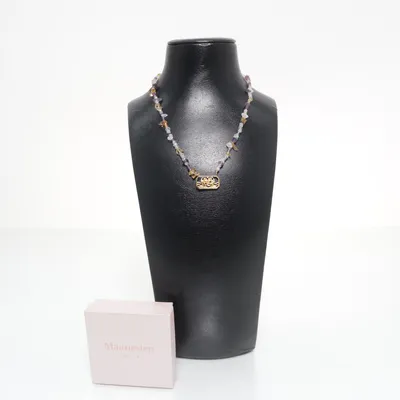 Halsband (Guldfärgad, Flerfärgad) från Maanesten Silver