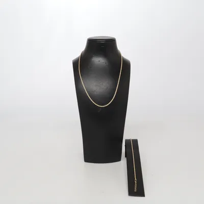 Parure de bijoux (Or) Argent, Plaqué or