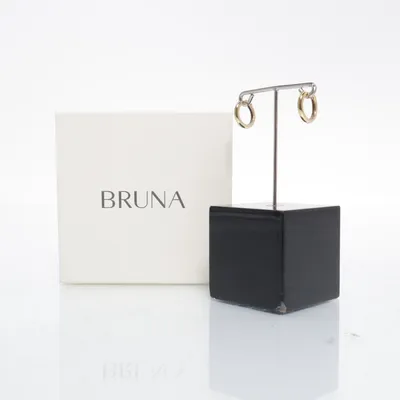 Earrings (Gold) from Bruna Silver