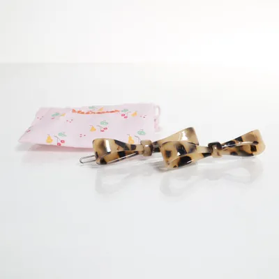 Hairclip (Brown, Beige) from Maanesten