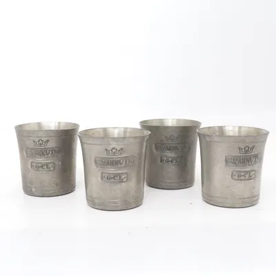 Shotglas (Silverfärgad) från Scandia Tenn