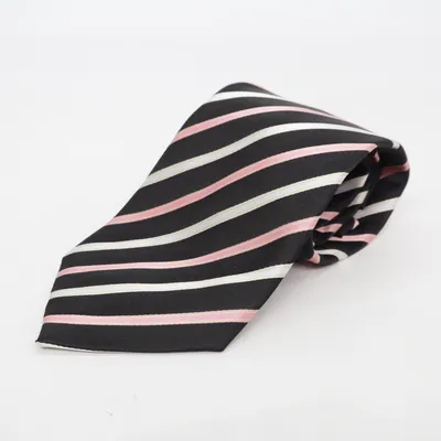 Cravate (Noir, Rose, Blanc) de Giorgio Armani Soie