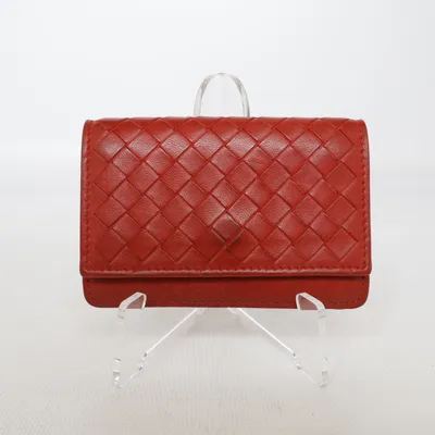 Plånbok (Röd) från Bottega Veneta Skinn