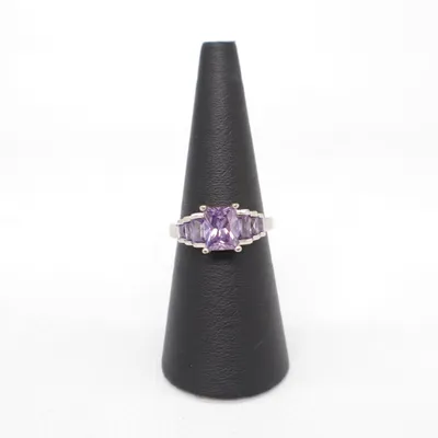 Ring (Lila, Silverfärgad) Silver