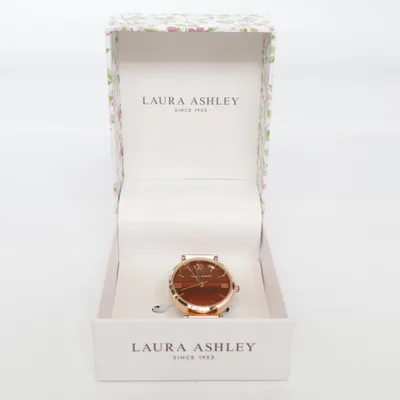 Armbandsur (Brun, Roséguldfärgad) från Laura Ashley