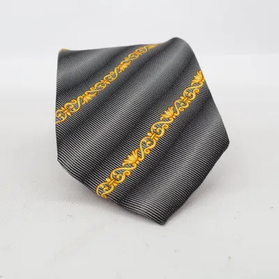 Stropdas (Grijs, Goud) van Versace Classic V2 Zijde