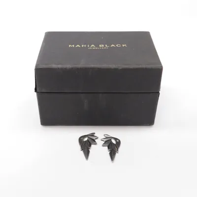 Boucles d'oreilles (Gris) de Black Argent