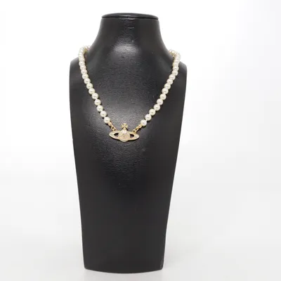 Ketting (Wit, Goud) van Vivienne Westwood Onbekend materiaal