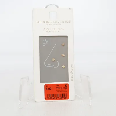 Piercingsmycke (Guldfärgad) från SIX Silver