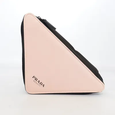 Trousse de toilette (Rose, Noir) de Prada Beauty Élasthane, Polyester recyclé