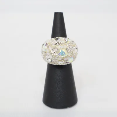 Ring (Wit, Meerkleurig) van Swarovski Onbekend materiaal
