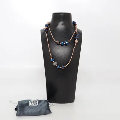 Necklace (Blue, Gray, Gold) from Åska Unknown metal