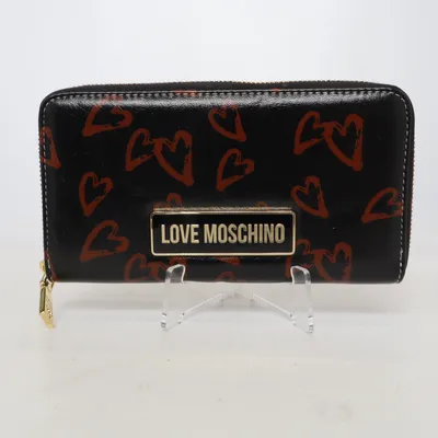 Portemonnee (Zwart, Rood) van Love Moschino