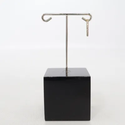 Örhänge (Guldfärgad, Transparent) Silver
