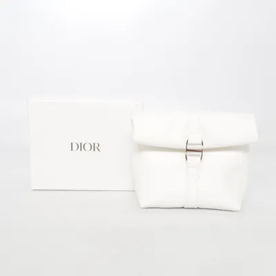 Toilettas (Wit) van Dior Beauté Polyurethaan, Gerecycled polyester