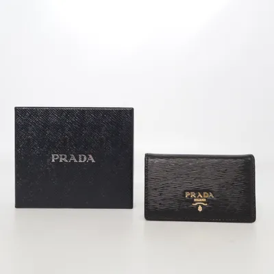 Kaarthouder (Zwart) van Prada Leer