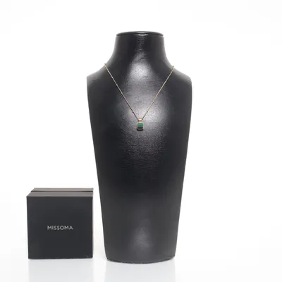 Halsband (Guldfärgad, Grön) från Missoma Silver