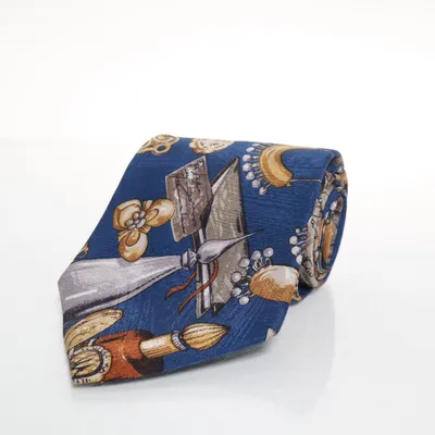 Stropdas (Blauw, Meerkleurig) van Kenzo Zijde