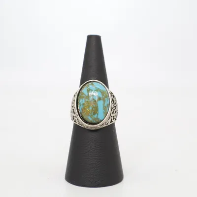 Ring (Turkis, Sølv) Sølv