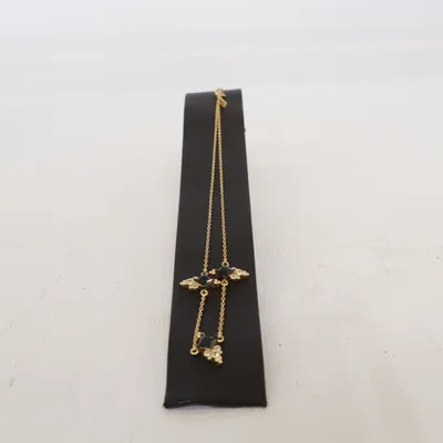 Anklet (Gold, Black) from Pdpaola Silver