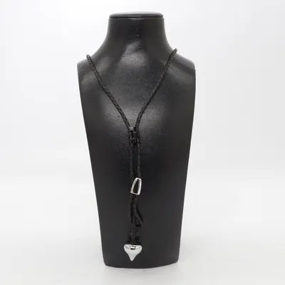 Ketting (Zwart, Zilver) van Georg Jensen Onbekend materiaal