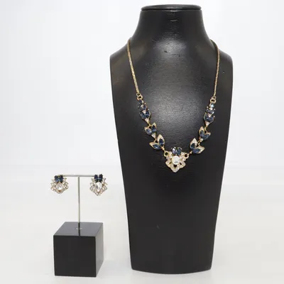 Jewelry set (Gold, Multicolored) Unknown metal, Gold plated