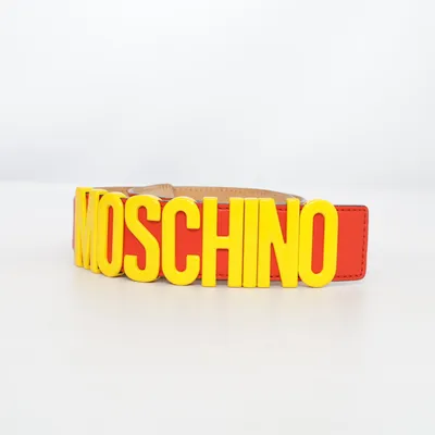 Taljebælte (Rød, Flerfarvet) fra Moschino Læder